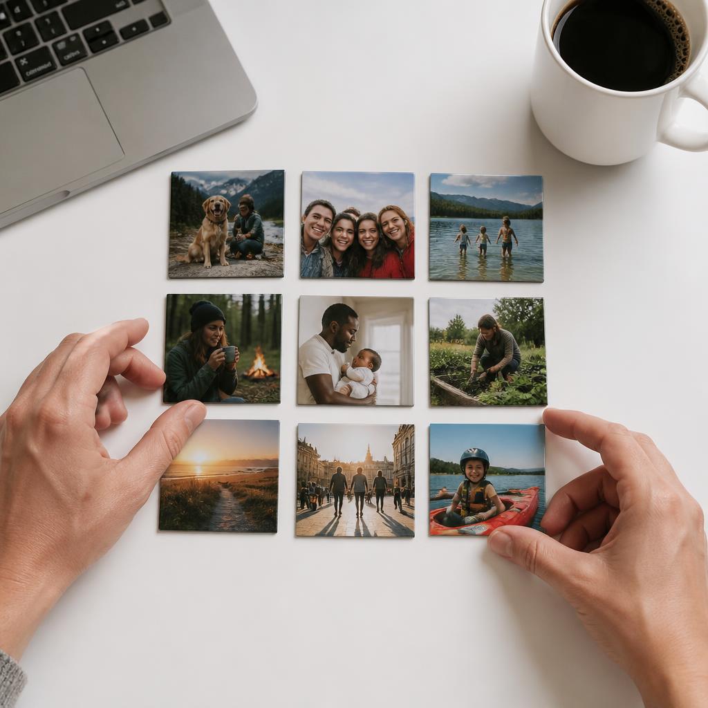 Square Custom Photo Magnet - 2.2" x 2.2"
